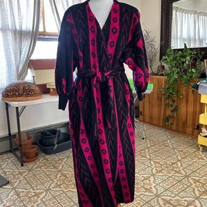 Vintage David Brown for Saks Fifth Avenue Robe Super Warm Small